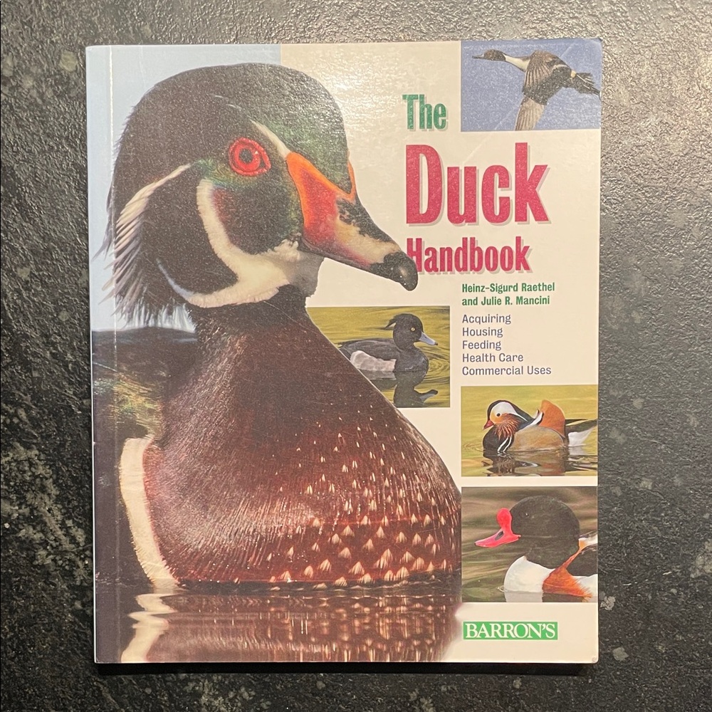"The Duck Handbook," by Raethel & Mancini, 2005 Rev. Ed. Paperback Book